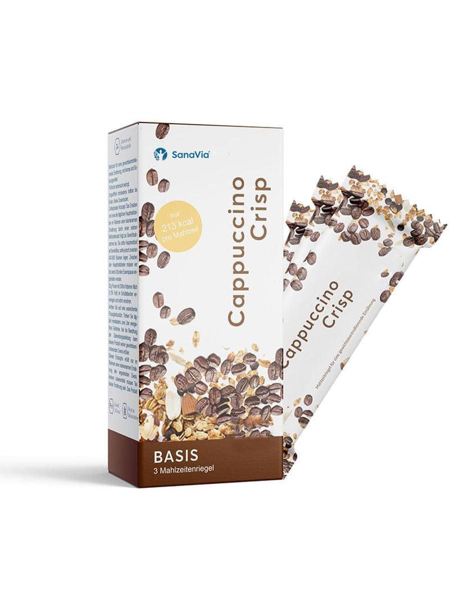 BCM Cappuccino Crisp Riegel - 3 Stück BCM Diät